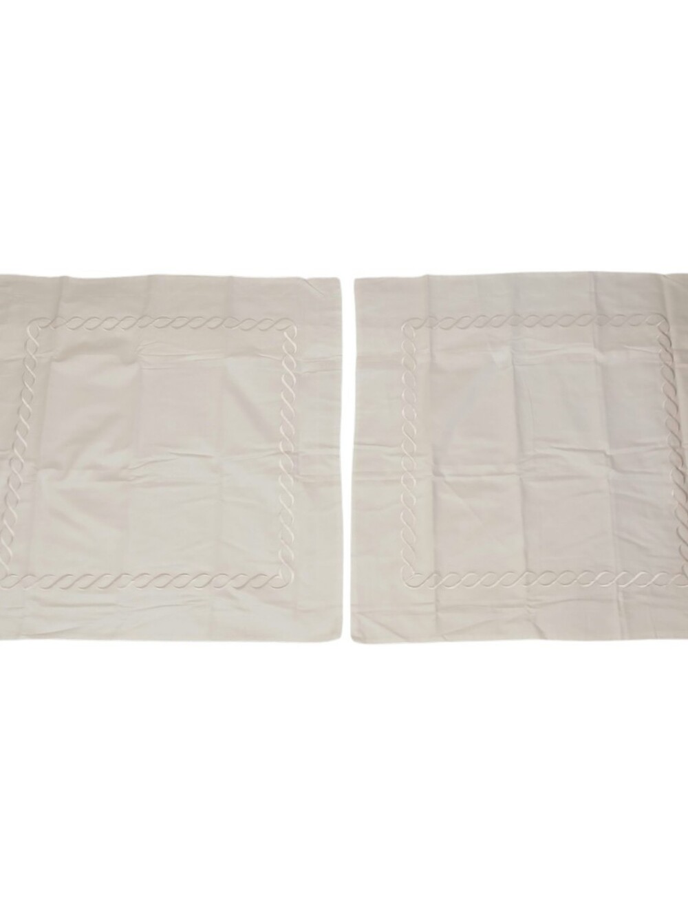 Melange Home Euro Shams Cotton Embroidered